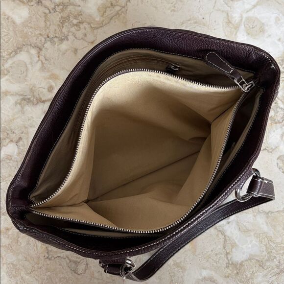 Roots Leather Tote Shoulder Bag Vintage - Picture 16 of 16